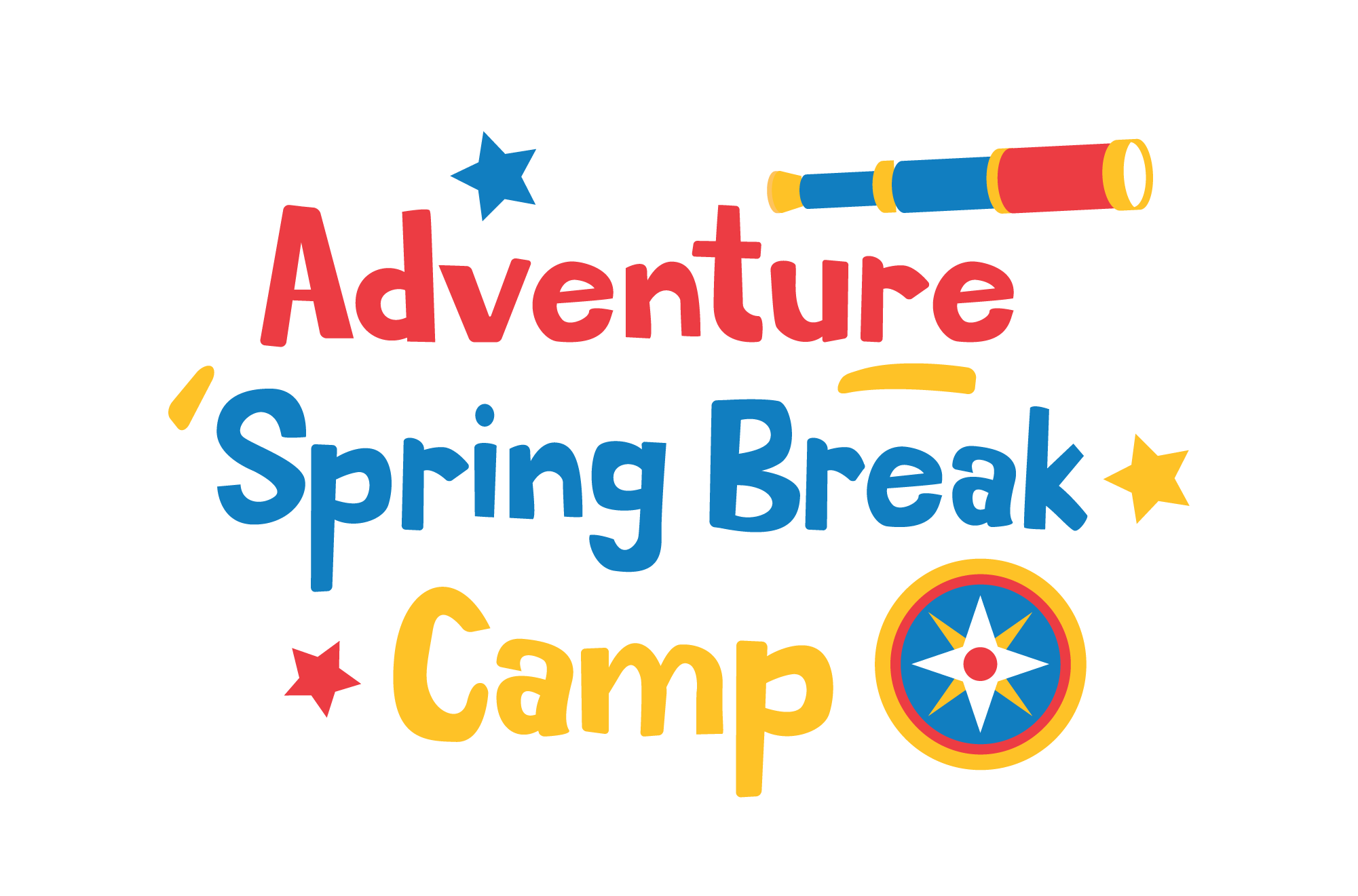 colorful title for adventure spring break camp