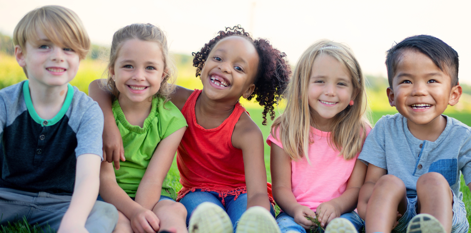Group of kids sitting